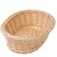 Кошик овальний 250х190х80 мм світло-коричневий