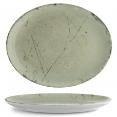 Блюдо овальне 28x22 см, серія Isabelle Stone Green G.Benedikt