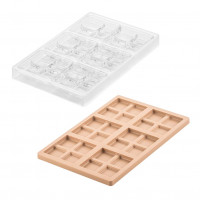 Форми для шоколаду KIT BLOCCO T 6х77 мл Silikomart