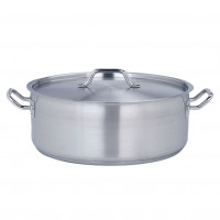 Каструля 8 л із нержавіючої сталі з кришкою FoREST