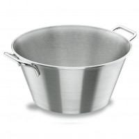 Миска конічна з ручками 11 л із нержавіючої сталі Lacor