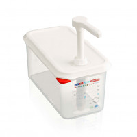 Диспенсер для соусу GN 1/4, 4,3 л,1 порція - 30 мл Araven