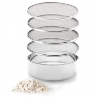 Сито для муки 4 шт, d 20 cм, шаг 8,12,22,40 Lacor