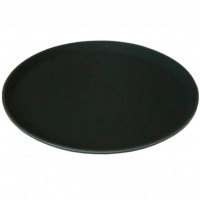 Піднос круглий чорний 40 см FoREST